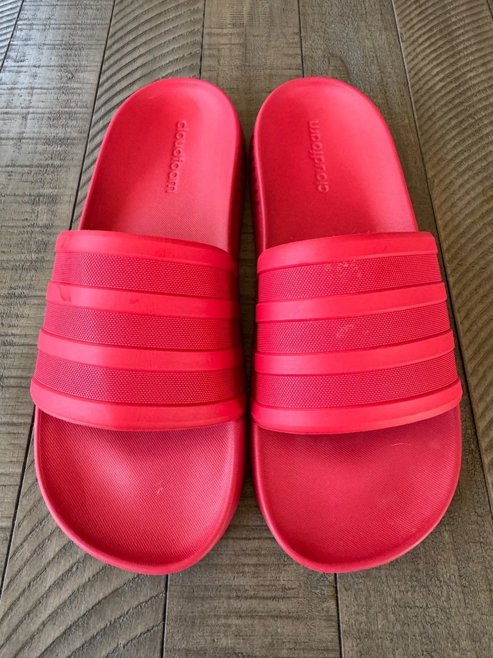adidas - Adidas Racer TR Slides Red Slide - Sandals Men’s Size 10